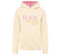 Zwillingsherz Damen Hoodie mit Kapuze - Kuscheliger Oversize Pullover Modell Beach Days - Weiches Sweatshirt für Frauen mit Aufdruck - Stylischer Übergangspullover für Frühling Herbst Winter