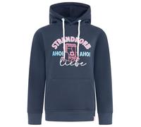 Zwillingsherz Damen Hoodie mit Kapuze - Kuscheliger Oversize Pullover - Weiches Sweatshirt für Frauen mit Aufdruck - Stylischer Übergangspullover für Frühling Herbst Winter Gr. XL