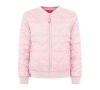 Bomberjacke ZWILLINGSHERZ "Be Happy", Damen, Gr. L, rosa, Steppware, Obermaterial: 100% Polyester, regular fit kurz, angesetztes Bündchen, Jacken Bomberjacke, modisch, Kontrastdetails, regular fit, la