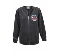 Zwillingsherz Damen Jacke Bomberjacke Sweatbomberjacke Sweatjacke - Happy bequeme Passform schützen