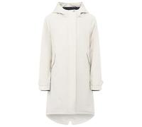 Kurzmantel ZWILLINGSHERZ "Keep Smiling", Damen, Gr. L, beige (creme), Web, Obermaterial: 100% Polyester, unifarben, oversize ca. Mitte Oberschenkel, ohne Ausschnitt, gerader Abschluss, Mäntel Kurzmant