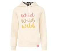 Zwillingsherz Damen Kapuzenpullover, Maritim Casual, Langarm, Baumwolle-Polyester, Regular Fit, Hüftlang (DE/NL/SE/PL, Alphanumerisch, XXL, Regular, Regular, Beige)