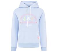 Zwillingsherz Damen Kapuzenpullover, Maritim-Design, 60% Baumwolle 40% Polyacryl, Casual Regular Fit, Langarm (DE/NL/SE/PL, Alphanumerisch, XXL, Regular, Regular, blau)