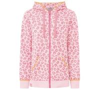 Zwillingsherz Damen Leo Sweatjacke mit Kapuze - Kuschelige Oversize Hoodie-Jacke - Weiche Sweatshirt-Jacke im Allover Leo-Print - Stylische Damenjacke für Freizeit, Alltag & Loungewear