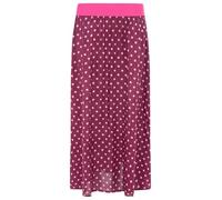Zwillingsherz Damen Maxirock Dots Allover aus 100% Viskose - Langer, fließender Sommerrock mit elastischem Komfortbund - Feminines Design, hochwertiger Fall, vielseitig für Alltag, Freizeit & Urlaub