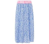 Zwillingsherz Damen Rock Maxi Midirock mit Gummibund Frühling Sommer - Bunt Gemustert