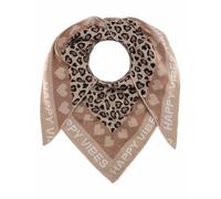 Zwillingsherz Damen Schal Dreieckstuch Dreieckschal Leo Dog Zebra süßer Dackel Blumige Aussichten u. a. kuschelig weich Baumwolle Polyester großes warmes Halstuch Frühling Herbst Winter