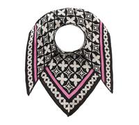 Zwillingsherz Damen Schal Dreieckstuch Dreieckschal Leo Dog Zebra süßer Dackel Blumige Aussichten u. a. kuschelig weich Baumwolle Polyester großes warmes Halstuch Frühling Herbst Winter