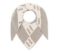 Zwillingsherz Damen Schal Dreieckstuch Dreieckschal Modell Paisley, Teddy Herz, Dog lover, Teddy schal, oops, H mit Rand,kuschelig weich Baumwolle Polyester großes warmes Halstuch Herbst Winter