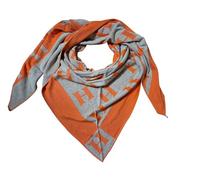 Zwillingsherz Damen Schal Dreieckstuch Dreieckschal Modell Paisley, Teddy Herz, Dog lover, Teddy schal, oops, H mit Rand,kuschelig weich Baumwolle Polyester großes warmes Halstuch Herbst Winter