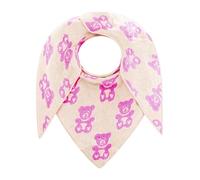 Zwillingsherz Damen Schal Dreieckstuch Dreieckschal Modell Paisley, Teddy Herz, Dog lover, Teddy schal, oops, H mit Rand,kuschelig weich Baumwolle Polyester großes warmes Halstuch Herbst Winter