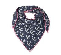 Zwillingsherz Damen Schal Dreieckstuch Dreieckschal Modelle Anker kuschelig weich mit Kaschmir Anteil großes warmes Halstuch Frühling Herbst Winter