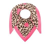 Zwillingsherz Damen Schal mit Dreiecksschal Modell Liebes Leo Love kuschelig weich großes warmes Halstuch Frühling Sommer Herbst Winter