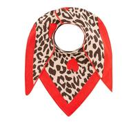 Zwillingsherz Damen Schal mit Dreiecksschal Modell Liebes Leo Love kuschelig weich großes warmes Halstuch Frühling Sommer Herbst Winter