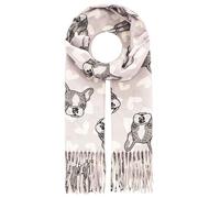 Zwillingsherz Damen Schal mit Tiermotieven Modelle Pferd Hund Dogs kuschelig weich großes warmes Halstuch Frühling Herbst Winter
