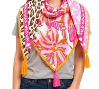 Zwillingsherz Damen Schal Viereckstuch Frauen großes Tuch Trend flauschiger Frauenschal Accessoire Schals und Tücher modischer Begleiter