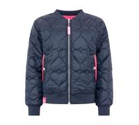 Zwillingsherz Damen Steppjacke mit Herzmuster - Leichte Bomberjacke - Kurze Übergangsjacke für Frühling & Herbst - Komfortable Outdoorjacke mit Reißverschluss - Stylische Jacke für Alltag & Freizeit