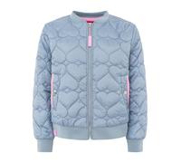 Zwillingsherz Damen Steppjacke mit Herzmuster - Leichte Bomberjacke - Kurze Übergangsjacke für Frühling & Herbst - Komfortable Outdoorjacke mit Reißverschluss - Stylische Jacke für Alltag & Freizeit