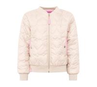 Zwillingsherz Damen Steppjacke mit Herzmuster - Leichte Bomberjacke - Kurze Übergangsjacke für Frühling & Herbst - Komfortable Outdoorjacke mit Reißverschluss - Stylische Jacke für Alltag & Freizeit