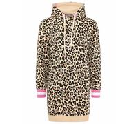 Zwillingsherz Damen Sweatkleid, Hoodiekleid Langarm (DE/NL/SE/PL, Alphanumerisch, S, Regular, Regular, Leo)