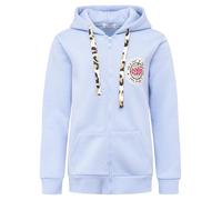 Zwillingsherz Sweatjacke "Leo Doppelherz" in Hellblau - Größe S/M | Damen Sweatshirts Jacken