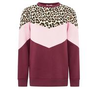 Zwillingsherz Damen Sweatshirt - Langer bequemer Pullover aus Baumwolle - Frauen Damenpullover Loungewear Mode - Freizeitpullover Casual - Damen Sweater Frühling Herbst Winter Leo Blockstreifen