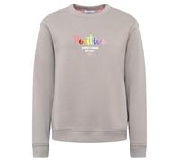 Zwillingsherz Damen Sweatshirt - Langer bequemer Pullover aus Baumwolle - Frauen Damenpullover Loungewear Mode - Freizeitpullover Casual - Damen Sweater Frühling Herbst Winter Regenbogen Schrift
