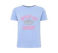 Zwillingsherz Damen T-Shirt Kurzarm mit Print - Sommer Shirt mit Aufdruck, Rundhals, bequem & modisch