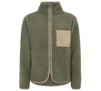 Zwillingsherz Damen Teddyjacke Classic - Kuschelige Fleece Jacke mit Reißverschluss, Warm & Weich Uni