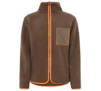 Zwillingsherz Damen Teddyjacke Classic - Kuschelige Fleece Jacke mit Reißverschluss, Warm & Weich Uni