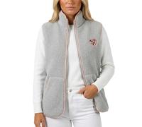 Zwillingsherz Damen Weste - Flauschiges Teddyfleece - Kuschelige Weste in modernem Stil