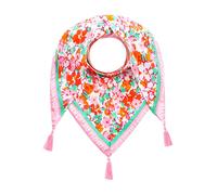 Zwillingsherz Dreieckstuch "Blumenwiese" in Bunt - (L)200 x (B)100 cm - 44% | Damen Schals Tuecher