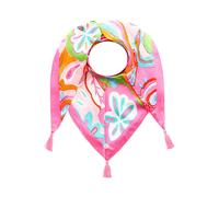 Zwillingsherz Dreieckstuch "Farbenfrohes Muster" in Bunt - (L)200 x (B)100 cm - 44% | Damen Schals Tuecher