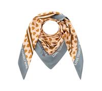Zwillingsherz Dreieckstuch "Herzen Allover" in Beige - (L)138 x (B)68 cm - 16% | Damen Schals Tuecher