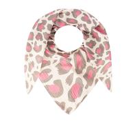 Zwillingsherz Dreieckstuch "Leo Allover" in Grau - (L)200 x (B)95 cm - 50% | Damen Schals Tuecher
