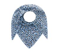 Zwillingsherz Dreieckstuch "Leo Herzi" in Hellblau - (L)200 x (B)100 cm - 28% | Damen Schals Tuecher