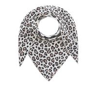 Zwillingsherz Dreieckstuch "Leo Herzi" in Hellbraun - (L)200 x (B)100 cm - 18% | Damen Schals Tuecher