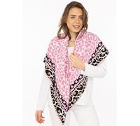 Zwillingsherz Dreieckstuch "Leo Kette" in Rosa - (L)200 x (B)130 cm - 30% | Damen Schals Tuecher
