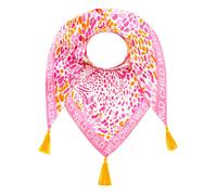 Zwillingsherz Dreieckstuch "Leo Kopf" in Rosa - (L)200 x (B)90 cm - 46% | Damen Schals Tuecher