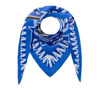 Zwillingsherz Dreieckstuch "Letters" in Blau - (L)138 x (B)68 cm - 30% | Damen Schals Tuecher