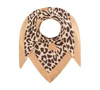 Zwillingsherz Dreieckstuch "Liebes Leo" in Beige - (L)200 x (B)130 cm - 63% | Damen Schals Tuecher