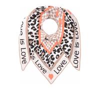 Zwillingsherz Dreieckstuch "Love is Love" in Beige - (L)200 x (B)100 cm - 28% | Damen Schals Tuecher