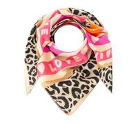 Zwillingsherz Dreieckstuch "Love Leo" in Beige - (L)190 x (B)90 cm - 25% | Damen Schals Tuecher