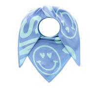 Zwillingsherz Dreieckstuch "Love Smile" - in vier Farben blau/türkis