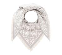 Zwillingsherz Dreieckstuch "Mandala" in Grau - (L)170 x (B)95 cm - 52% | Damen Schals Tuecher