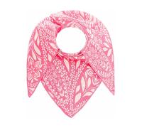 Zwillingsherz Dreieckstuch "Paisley Blätter" in Pink - (L)200 x (B)130 cm - 31% | Damen Schals Tuecher