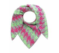 Zwillingsherz Dreieckstuch Stola Schal mit Kaschmir und Wolle für Damen - Hochwertiges Cashmere Halstuch Hahnentritt Muster - Damenschal Herbst Winter