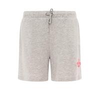 Zwillingsherz Feel Good Club Damen Kurze Sweathose mit Stickerei - Bequeme Baumwoll Shorts für Frauen - Lässige Jogginghose kurz für Freizeit Alltag Loungewear - Moderne Sommer Damenhose