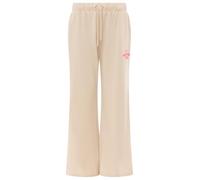 Zwillingsherz Feel Good Club Damen Sweathose lang mit Stickerei - Bequeme Baumwollhose für Frauen - Lässige Jogginghose für Freizeit Alltag Loungewear - Moderne Damenhose Frühling Herbst Winter