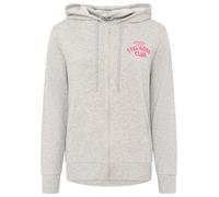 Zwillingsherz Feel Good Club Damen Sweatjacke mit Stickerei - Bequeme Baumwolljacke für Frauen - Lässige Zip Jacke für Freizeit Alltag Loungewear - Moderne Damen Sweatjacke Frühling Herbst Winter